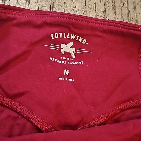 IDYLLWIND burgendy red leggings size M Miranda Lambert - Picture 8 of 12